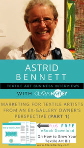 Blog by Clara Nartey--Interview of Iowa City Artist and Former Gallery Owner Astrid Bennett