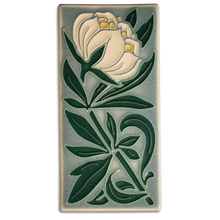 Motawi Tile: 4x8 Peony