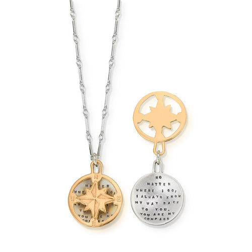 Kathy Bransfield: You Are My Compass Necklace