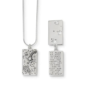 Kathy Bransfield: Pendant with Chain - Be Glad of Life