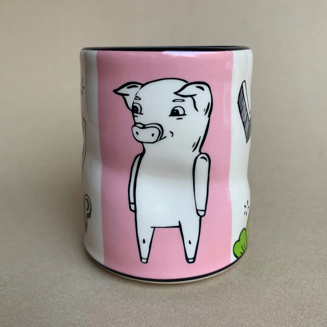 The Bowl Maker: Lucky Pig Cup - Large