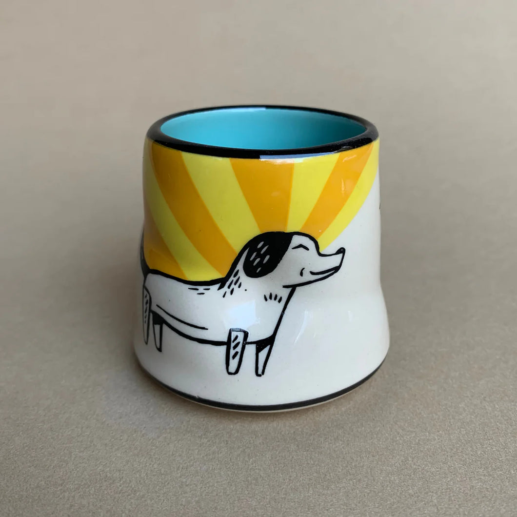 The Bowl Maker: Lucky Little Dog Cup - Small