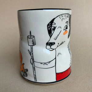 The Bowl Maker: Lucky Big Dog Cup - Extra Large