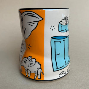 The Bowl Maker: Lucky Elephant Cup - Extra Large