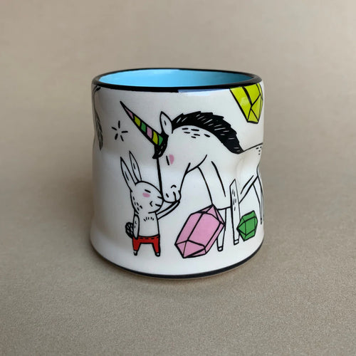 The Bowl Maker: Lucky Unicorn Cup - Medium