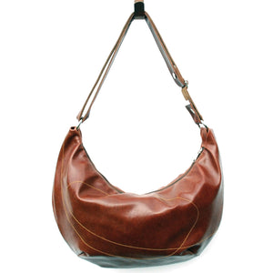 Crystalyn Kae - Large Vegan Hobo Crossbody Bag