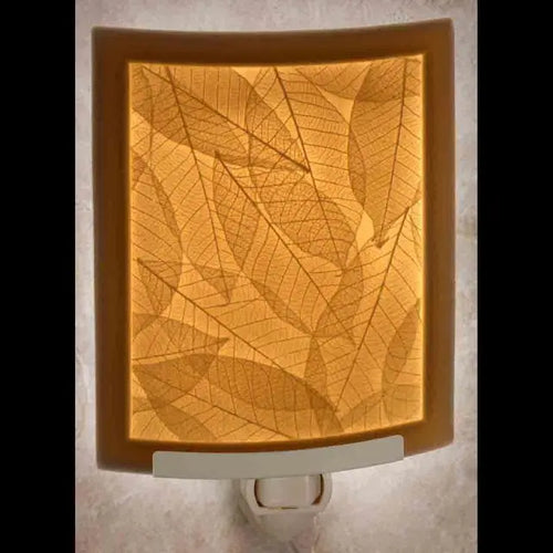 The Porcelain Garden: Leaf Veins Curved Night Light