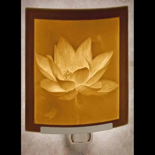 The Porcelain Garden: Lotus Curved Night Light