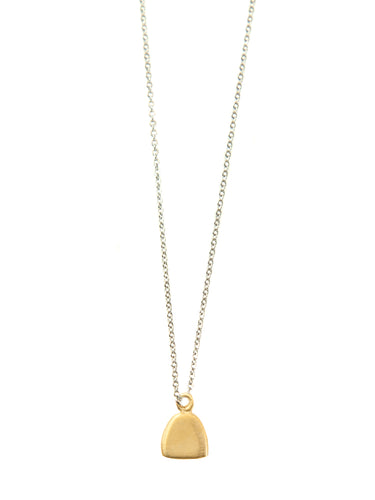 Philippa Roberts: Little Tab. vermeil necklace