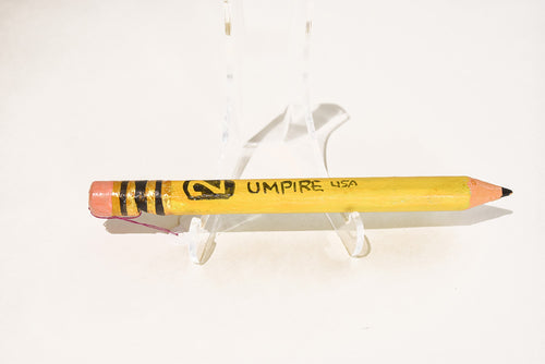 Connie Roberts: Wood Whistle, Umpire Pencil
