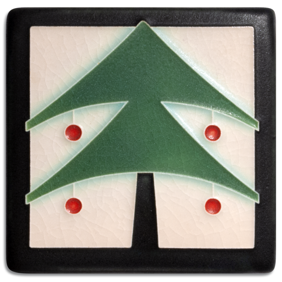 Motawi Tile: 4x4 Christmas Tree