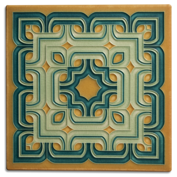 Motawi Tile: 8x8 Ovation Deco