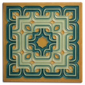 Motawi Tile: 8x8 Ovation Deco