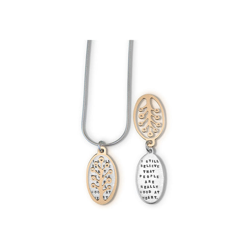 Kathy Bransfield: Pendant with Chain- Anne Frank