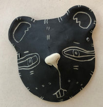Oxide Pottery: Bear Critter Head