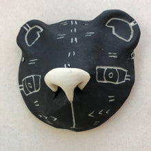 Oxide Pottery: Bear Critter Head