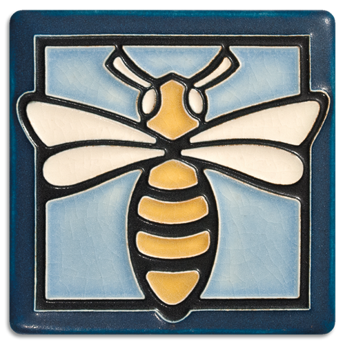 Motawi Tile: 4x4 Bee