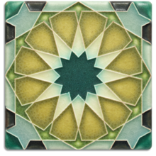 Motawi Tile: 4x4 Alhambra