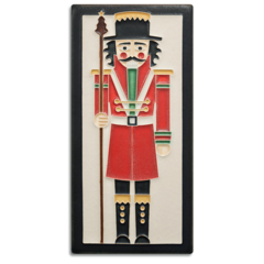 Motawi Tile: 4x8 Nutcracker - Peppermint