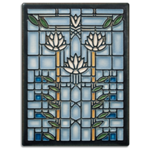 Motawi Tile: 6x8 Waterlilies