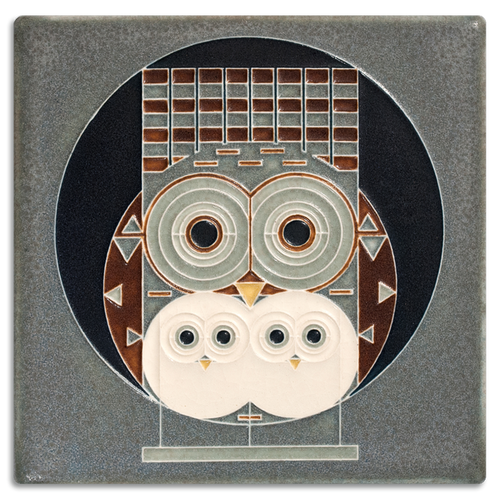 Motawi Tile: 6x6 Family Owlbum