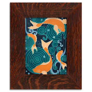 Motawi Tile: 6x8 Koi Pond - Turquoise