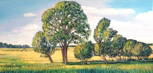 Jenny Braig: "Windy" Oil on Canvas