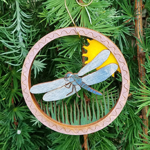 Doles Orchard: Layered Ornament - Dragonfly