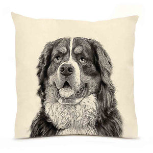 Eric & Christopher: Large Bernese Mountain Dog Pillow