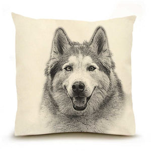 Eric & Christopher: Large Husky "Zeus" Dog Pillow