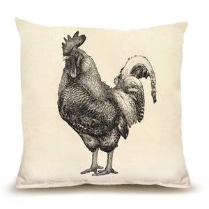 Eric and Christopher: Medium Rooster #2 Pillow