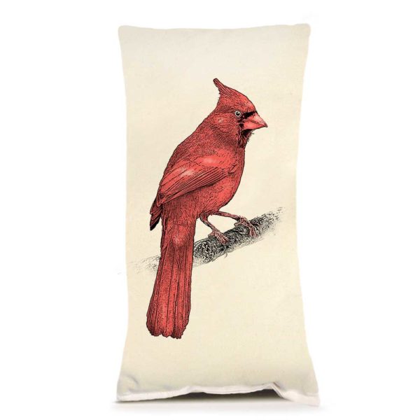 Eric & Christopher: Small Cardinal Pillow