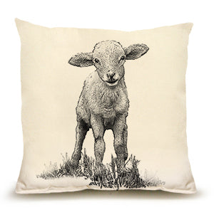 Eric & Christopher: Medium Baby Lamb Pillow