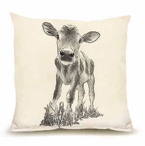 Eric & Christopher: Medium Baby Cow "Cowboy" Pillow