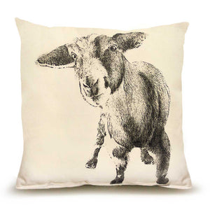 Eric and Christopher: Medium Baby Goat Pillow