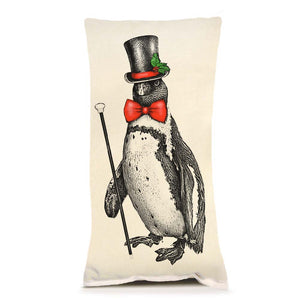 Eric & Christopher: Small Top Hat Penguin Pillow