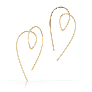 Susan Panciera: Golden Cupid 14k Gold Earrings