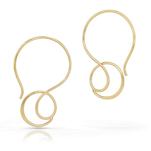 Susan Panciera: Golden Air Balloon 14k Gold Earrings
