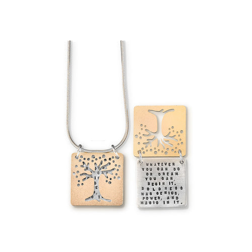 Kathy Bransfield: Pendant with Chain- Goethe Tree