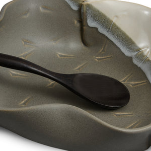 Hilborn Pottery: Brie Baker w/ medium Spoon