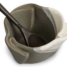 Hilborn Pottery: Tiny Pot w/ tiny spoon