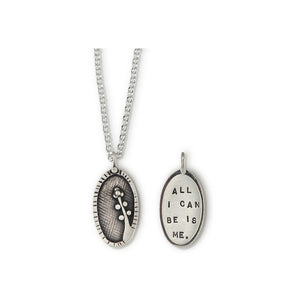 Kathy Bransfield: Pendant with Chain- All I Can Be...