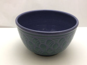 What Cheer: Blue / Green Serving Bowl