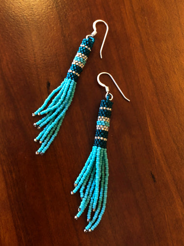 Miranda Meyer - Long tube & beaded earrings