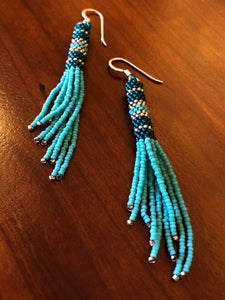 Miranda Meyer - Long tube & beaded earrings