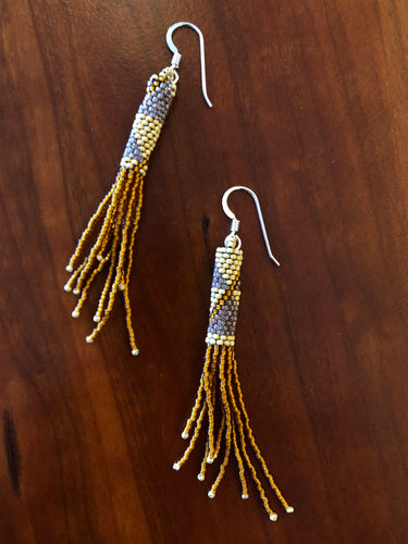 Miranda Meyer - Long tube & beaded earrings
