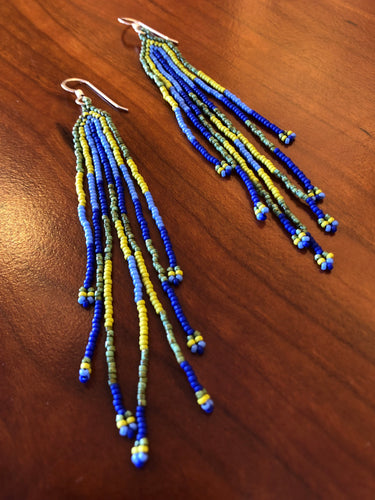Miranda Meyer - Long beaded earrings