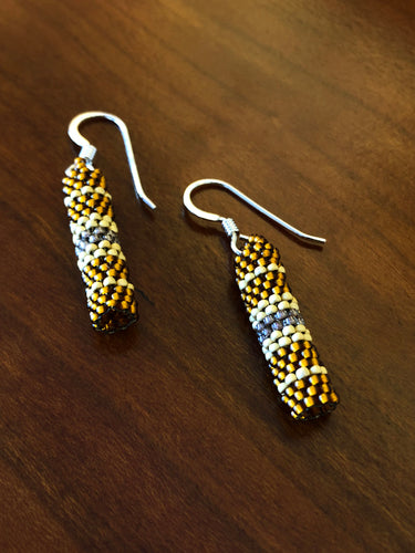 Miranda Meyer - Tube beaded earrings