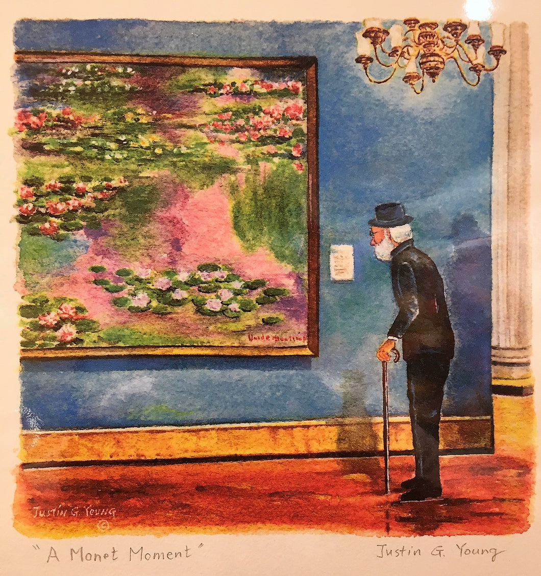 Justin Young: A Monet Moment (Giclee Print)