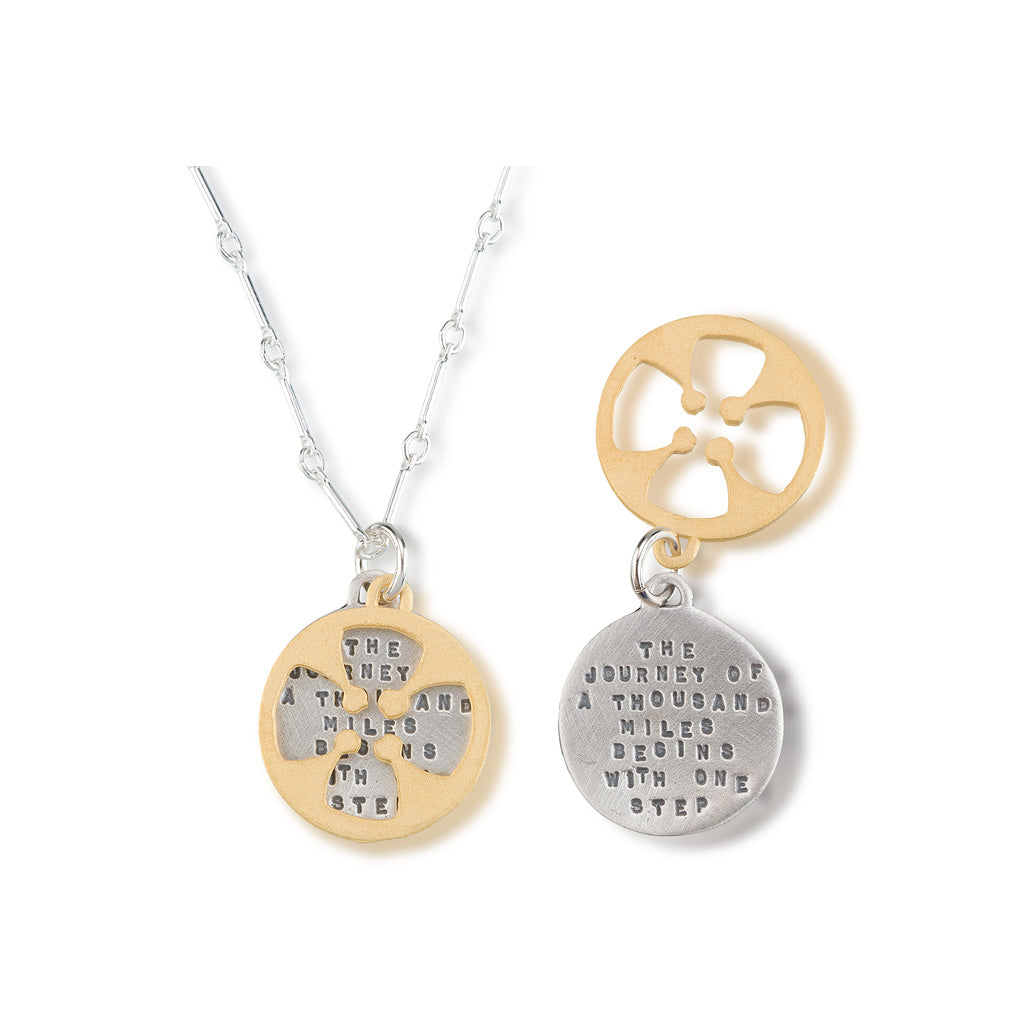 Kathy Bransfield: Pendant with Chain-Confucius